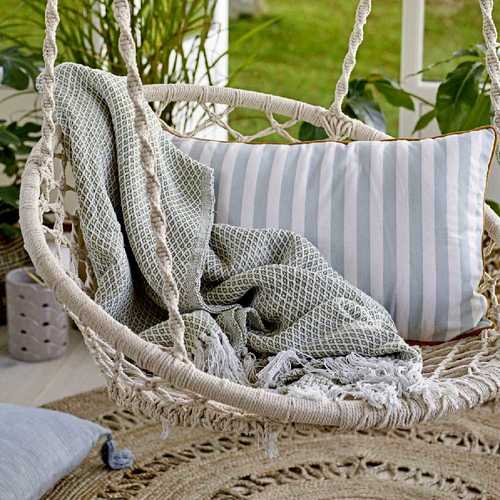 Jute rug "New Delhi" K 182 cm Thon - natural