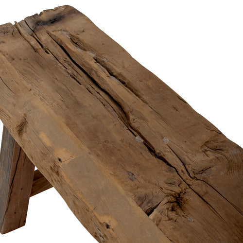 Pascal recycled wood bench - natural