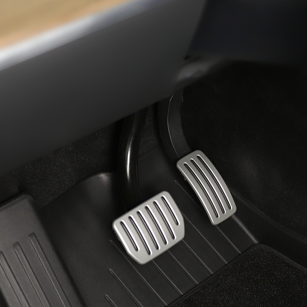TPARTS Self-flip Lock Aluminum Performance Foot Pedal Set for Tesla Model 3 & Model Y