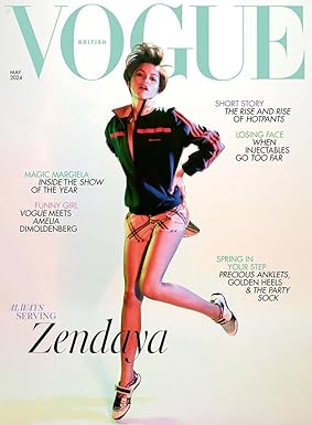 British Vogue Magazine May 2024 Zendaya Cover Single Issue Magazine