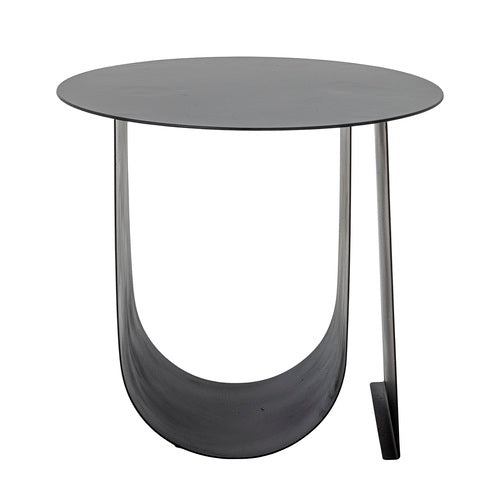 Black Cher Metal Side Table