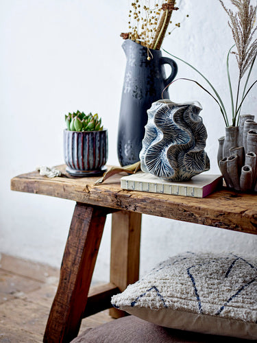 Pascal recycled wood bench - natural
