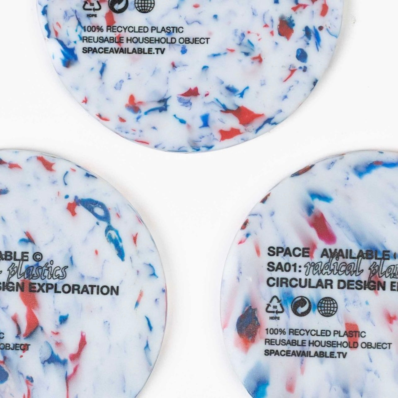 SA COASTER SET OF 4 WHITE