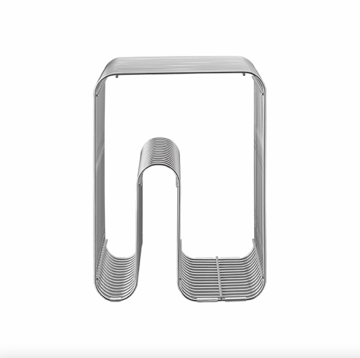 CURVA STOOL - SILVER