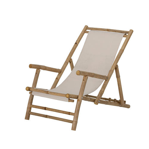 Korfu bamboo wood lounge chair