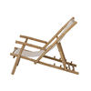 Korfu bamboo wood lounge chair