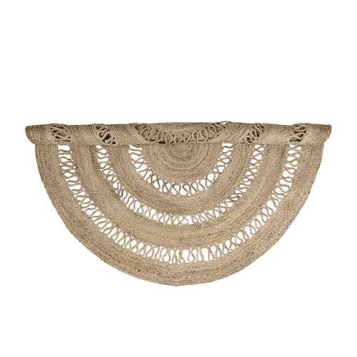 Jute rug "New Delhi" K 182 cm Thon - natural