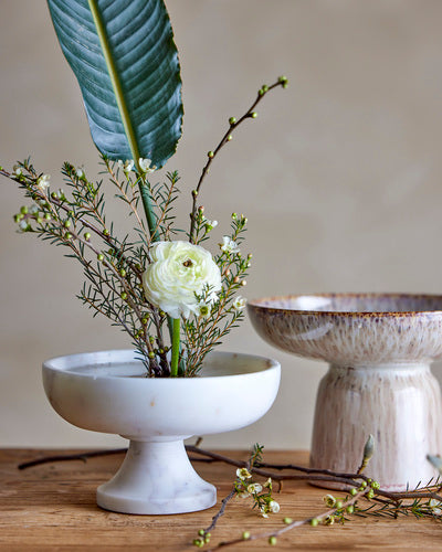 Eris serving bowl - white marble