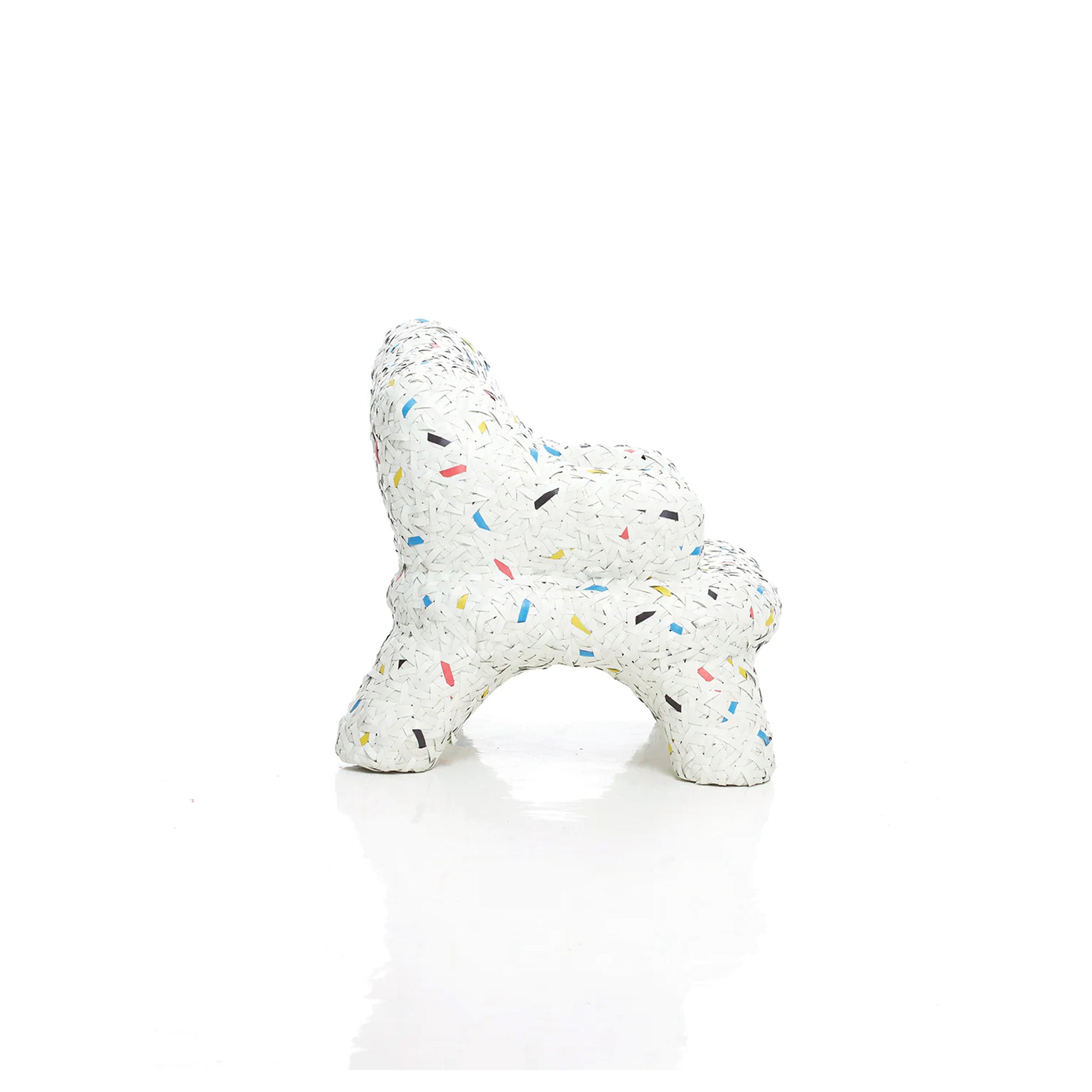 ARTISANAL WOVEN CHAIR - WHITE
