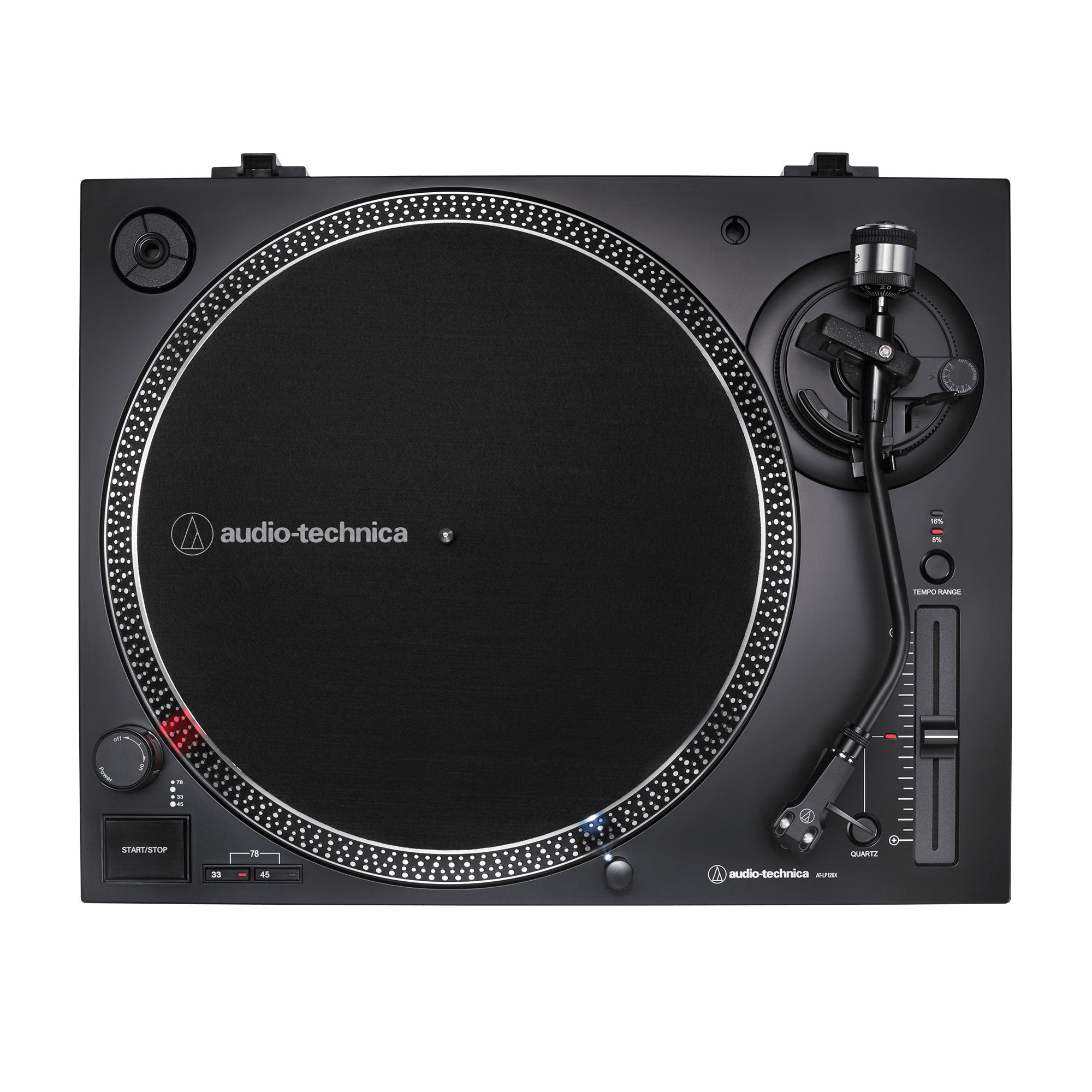 Audio-Technica Direct-Drive Turntable (Analog & USB) AT-LP120XUSB - BLACK