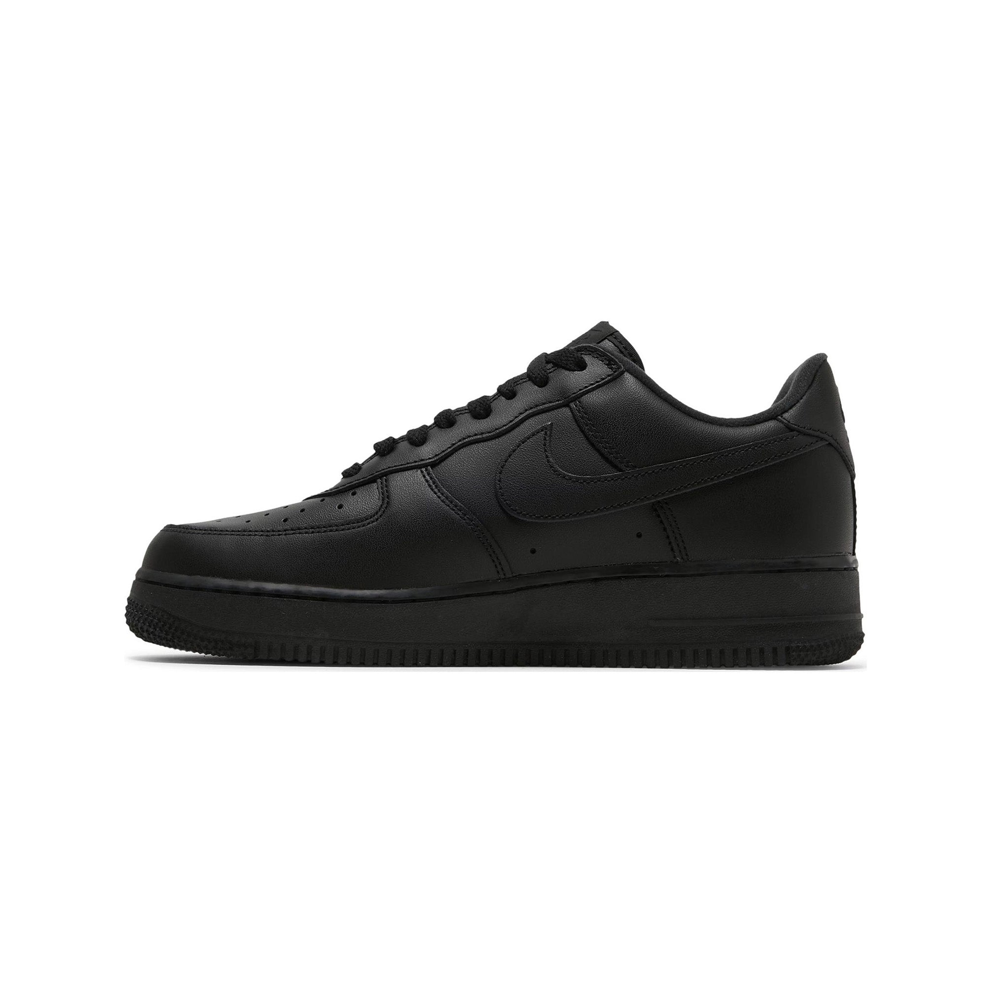 Nike Air Force 1 x לוגו Supreme Low Box - שחור