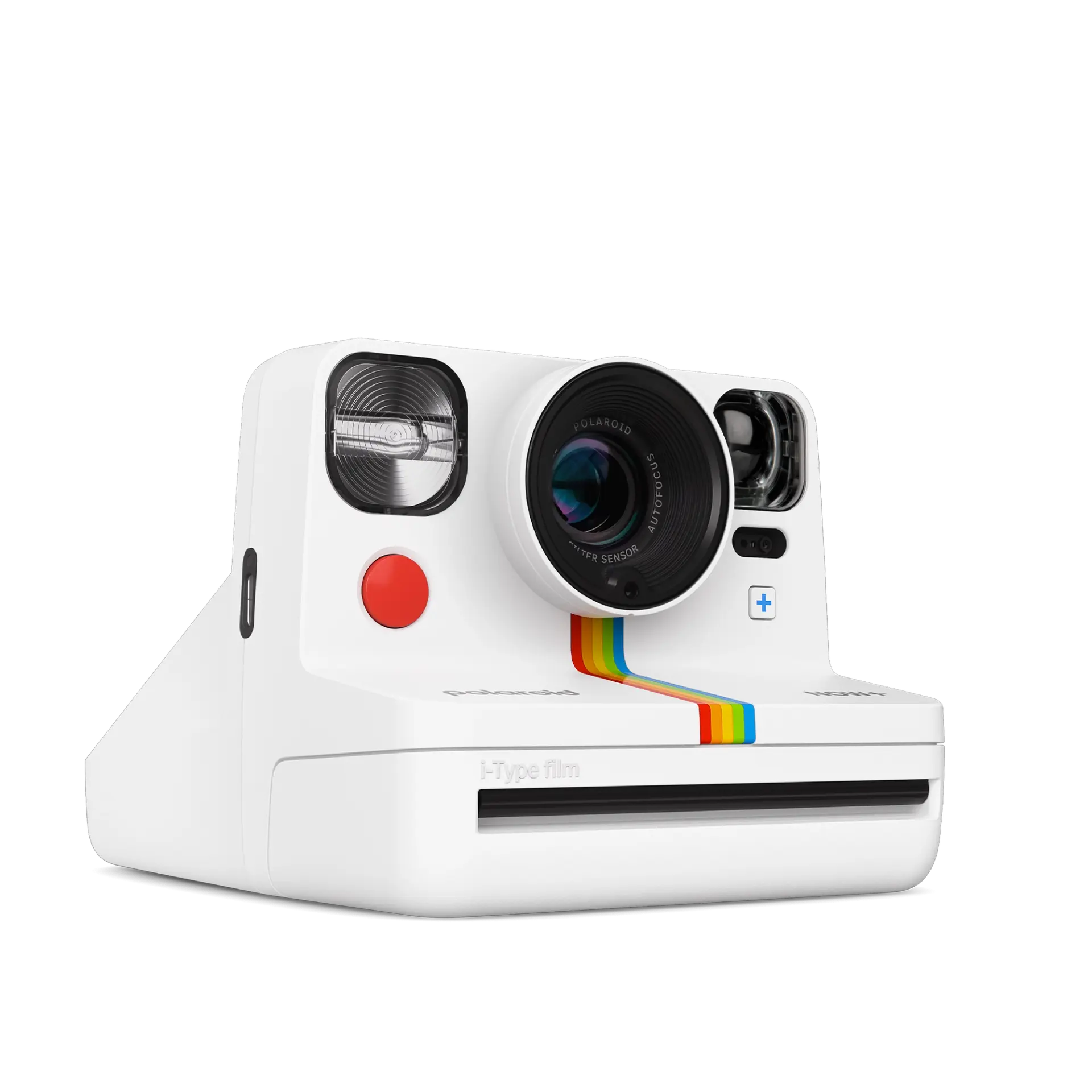 Polaroid Now+ דור 2 i-Type Instant Camera + 5 מסנני עדשות - לבן