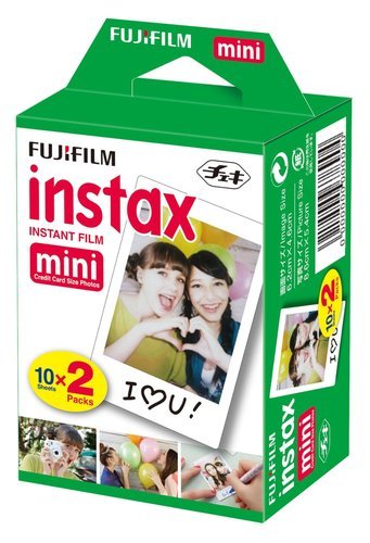 Fujifilm Instax Mini Instant Camera Film: 20 Shoots Total, (10 Sheets x 2)