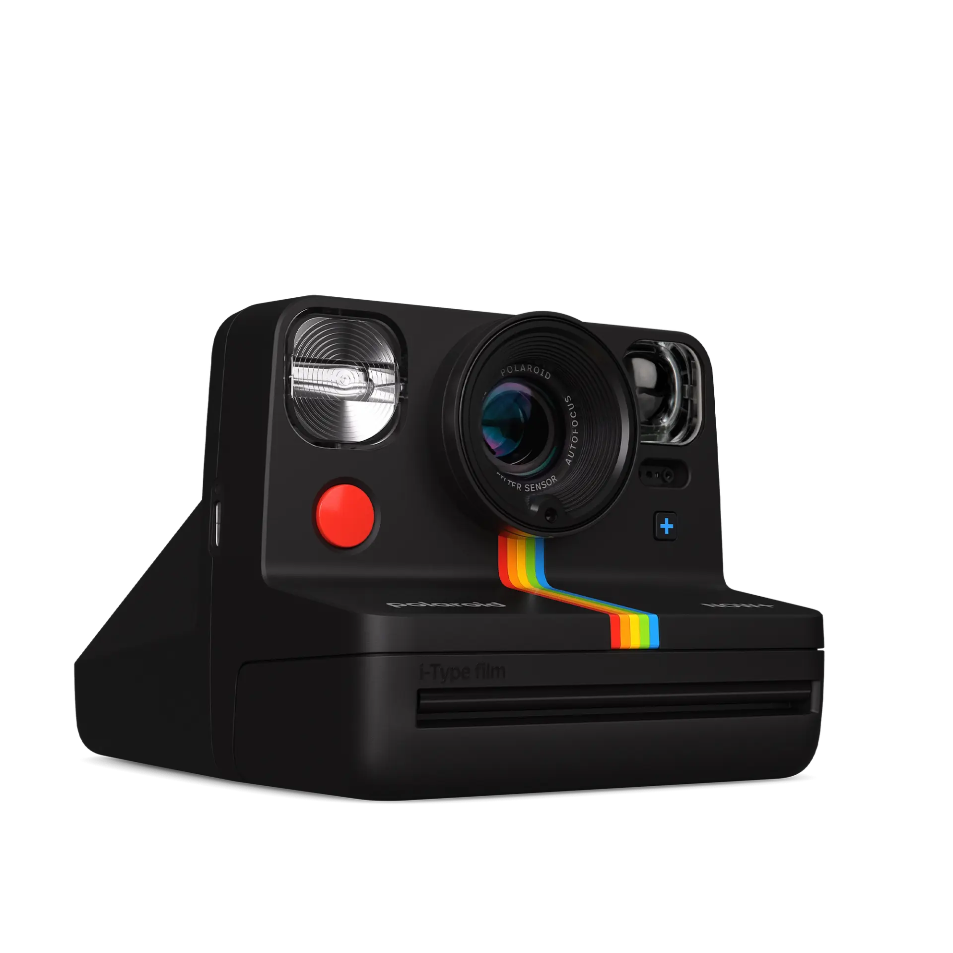 Polaroid Now+ דור 2 i-Type Instant Camera + 5 מסנני עדשות - שחור
