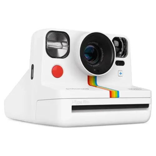 Polaroid Now+ דור 2 i-Type Instant Camera + 5 מסנני עדשות - לבן