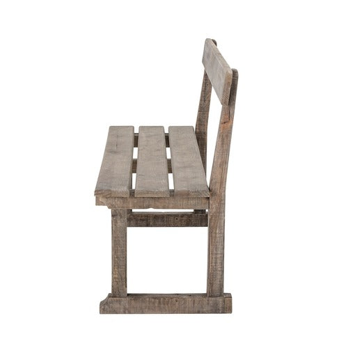Portland wood bench - natural