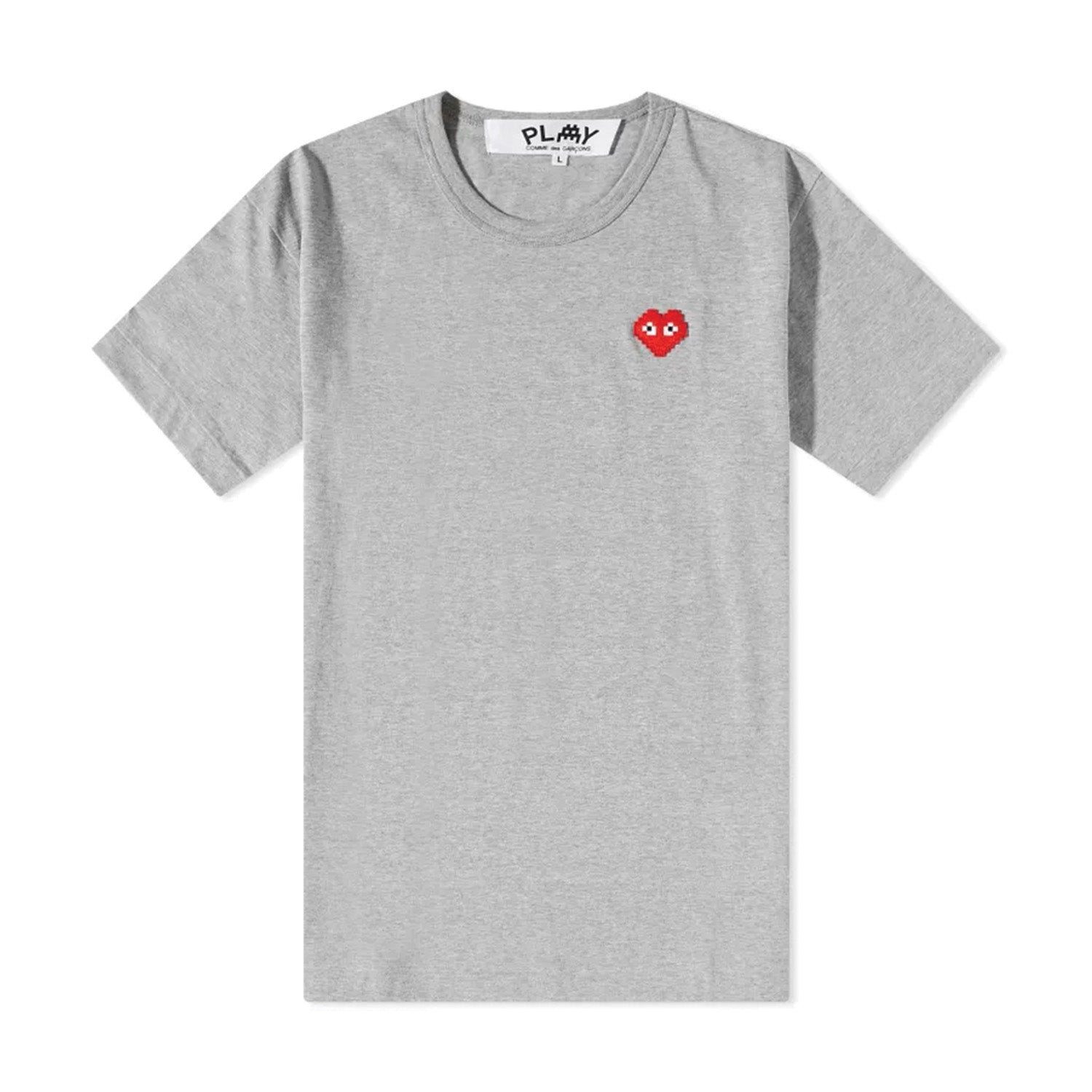 Comme des Garçons Play Invader Heart T-Shirt Grey