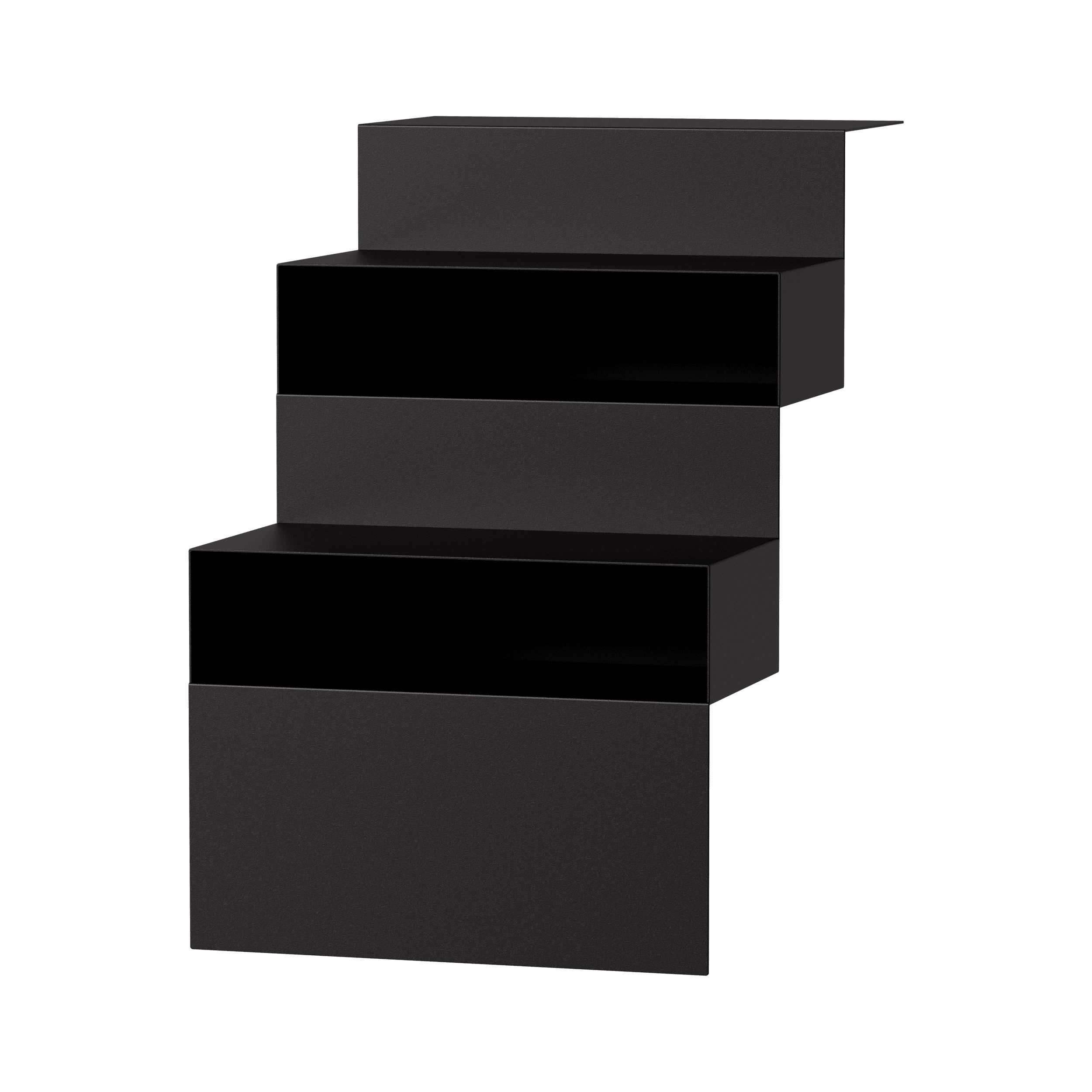 STAIRS - WALL SHELF - BLACK