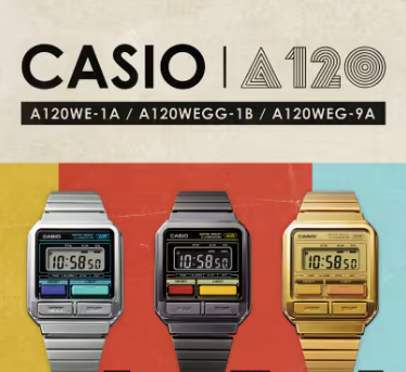 Casio Vintage A120WEGG-1B