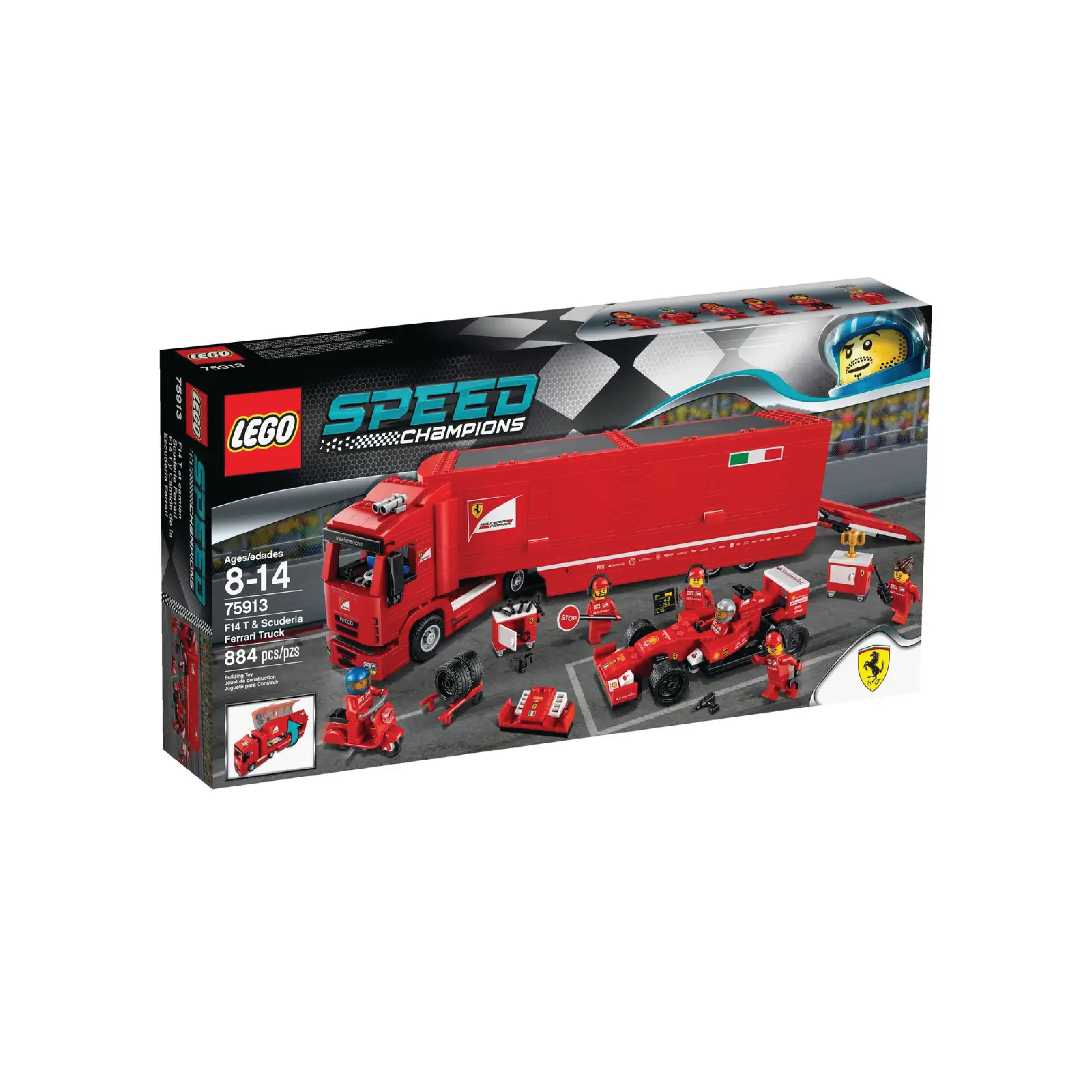 Lego F14 T & Scuderia Ferrari Truck