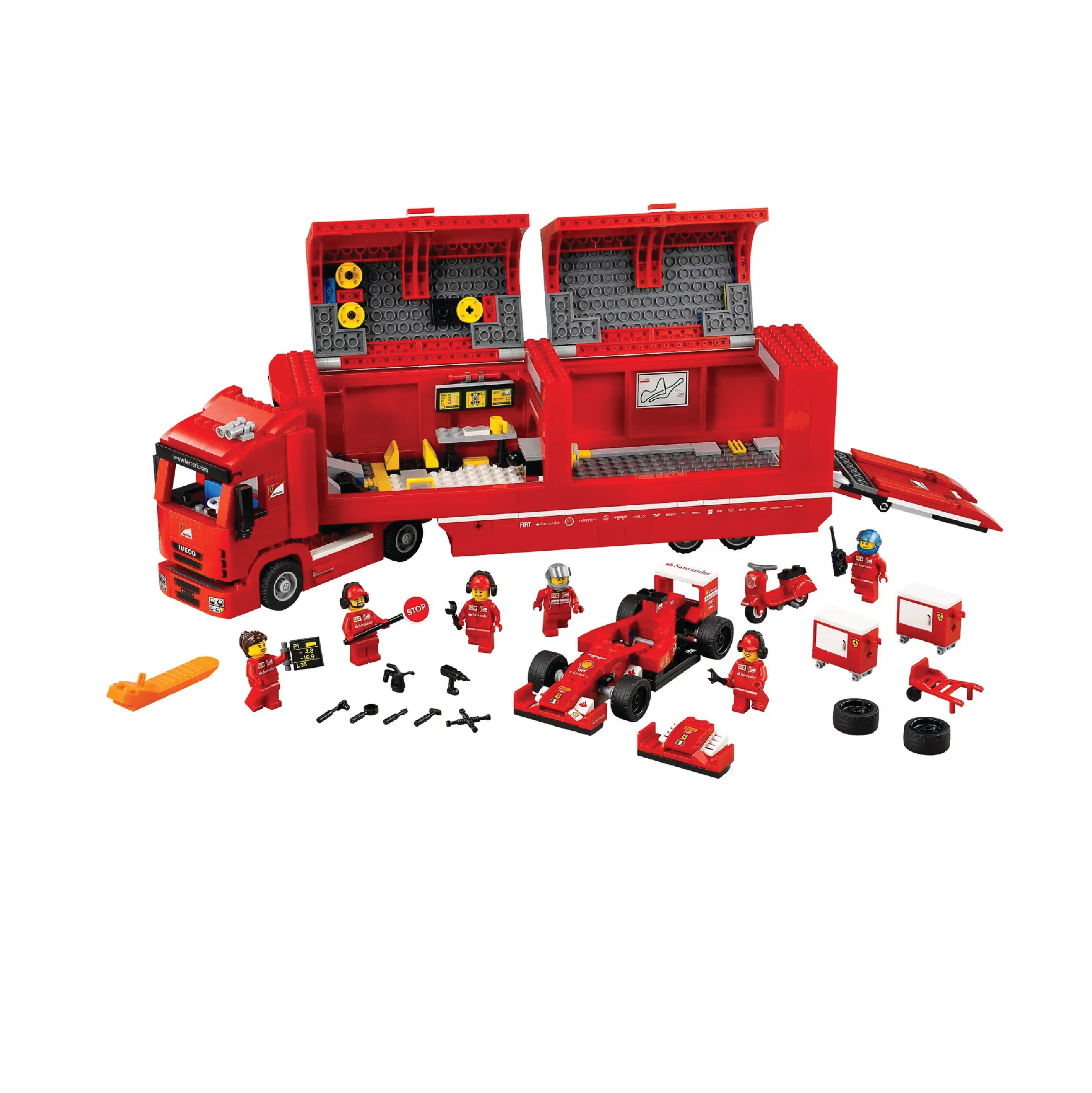 Lego F14 T & Scuderia Ferrari Truck