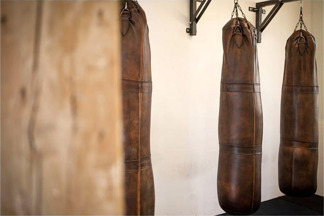 VINTAGE LEATHER PRO KICKBOXING BAG 1920 - Brown