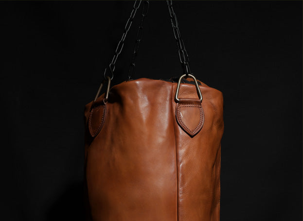 VINTAGE LEATHER PRO KICKBOXING BAG 1920 - Brown