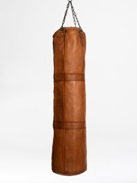 VINTAGE LEATHER PRO KICKBOXING BAG 1920 - Cognac