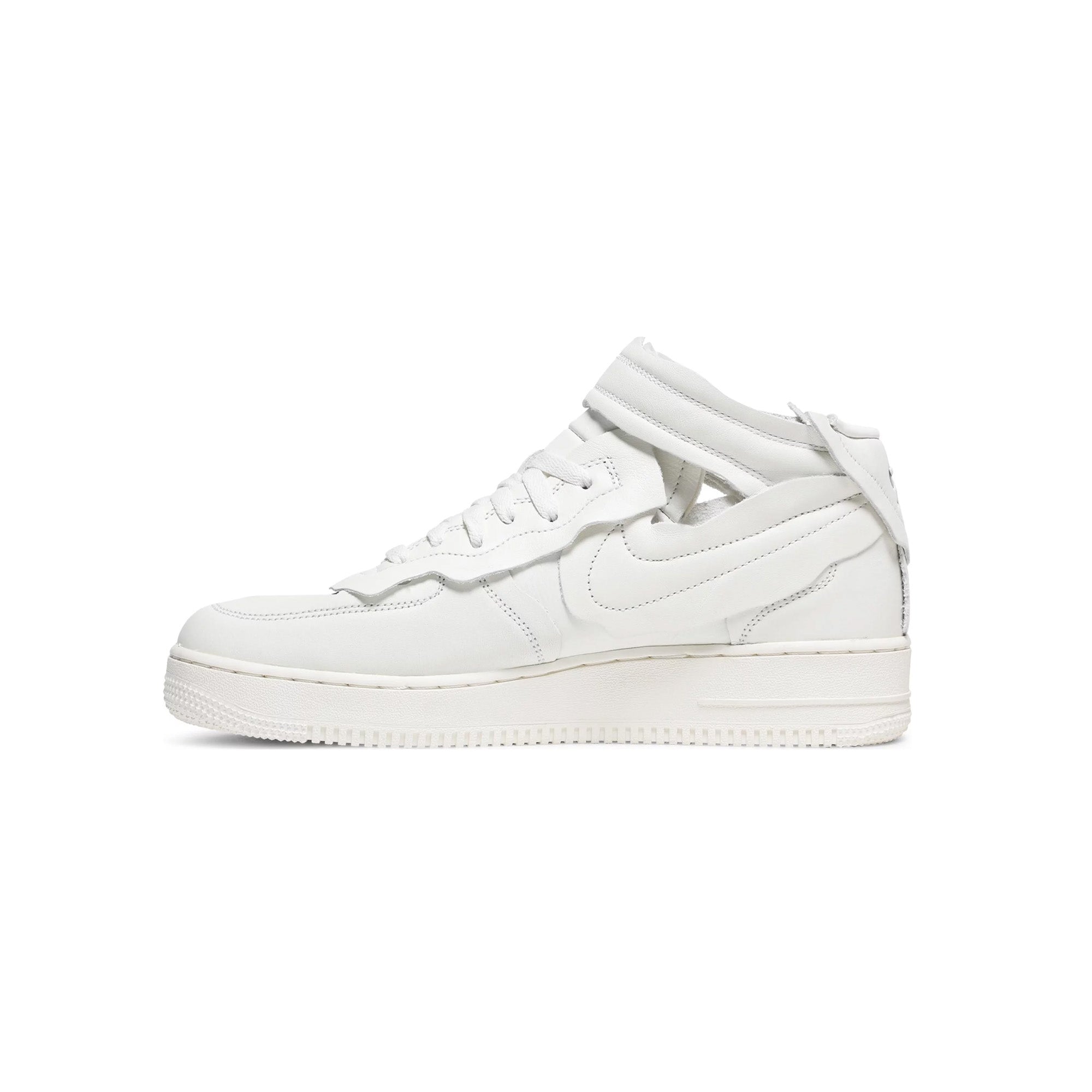 Nike Air Force 1 Mid Triple White x Comme des Garçons