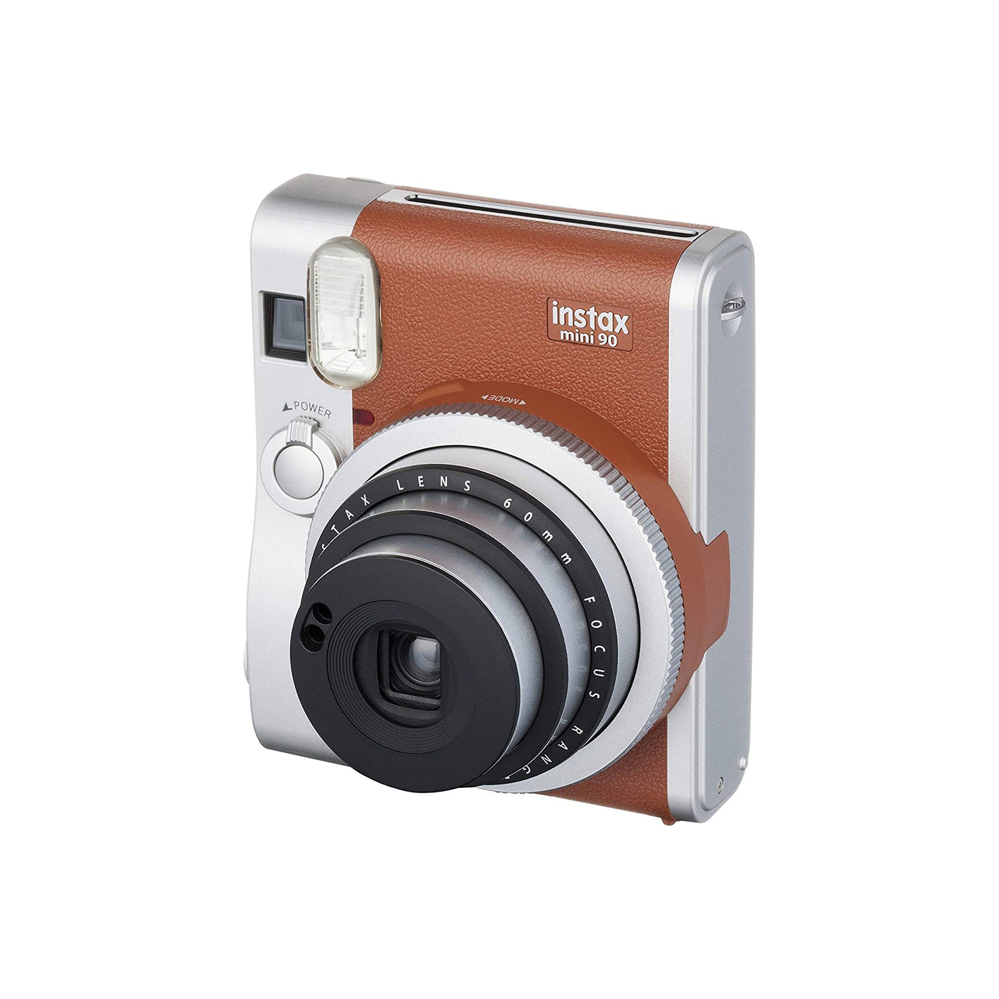 Fujifilm Instax Mini 90 Neo Classic Camera, Instant Film Camera, USA - Brown