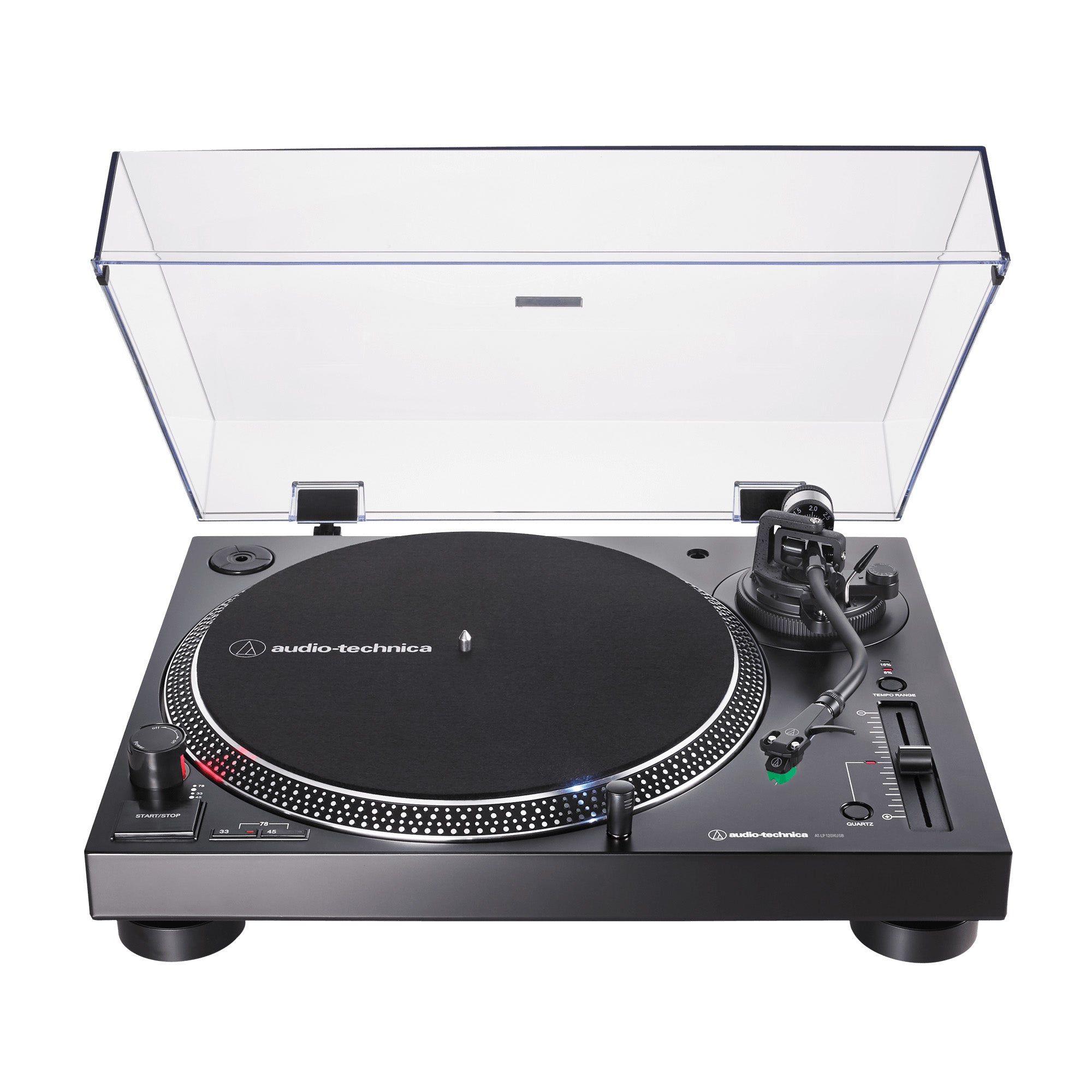 Audio-Technica Direct-Drive Turntable (Analog & USB) AT-LP120XUSB - BLACK