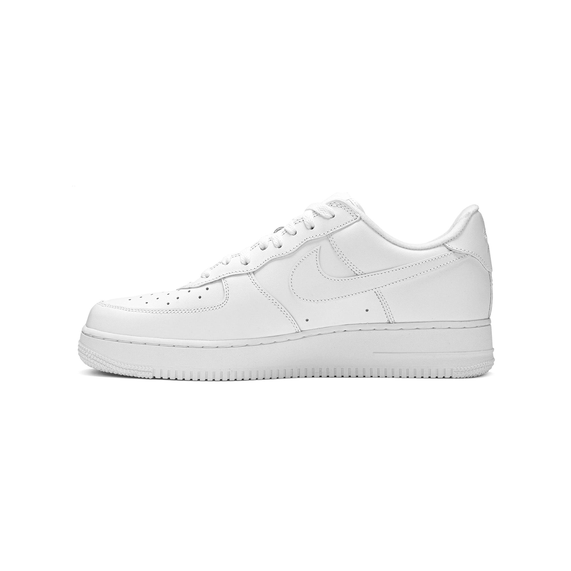 Nike Air Force 1 x לוגו Supreme Low Box - לבן