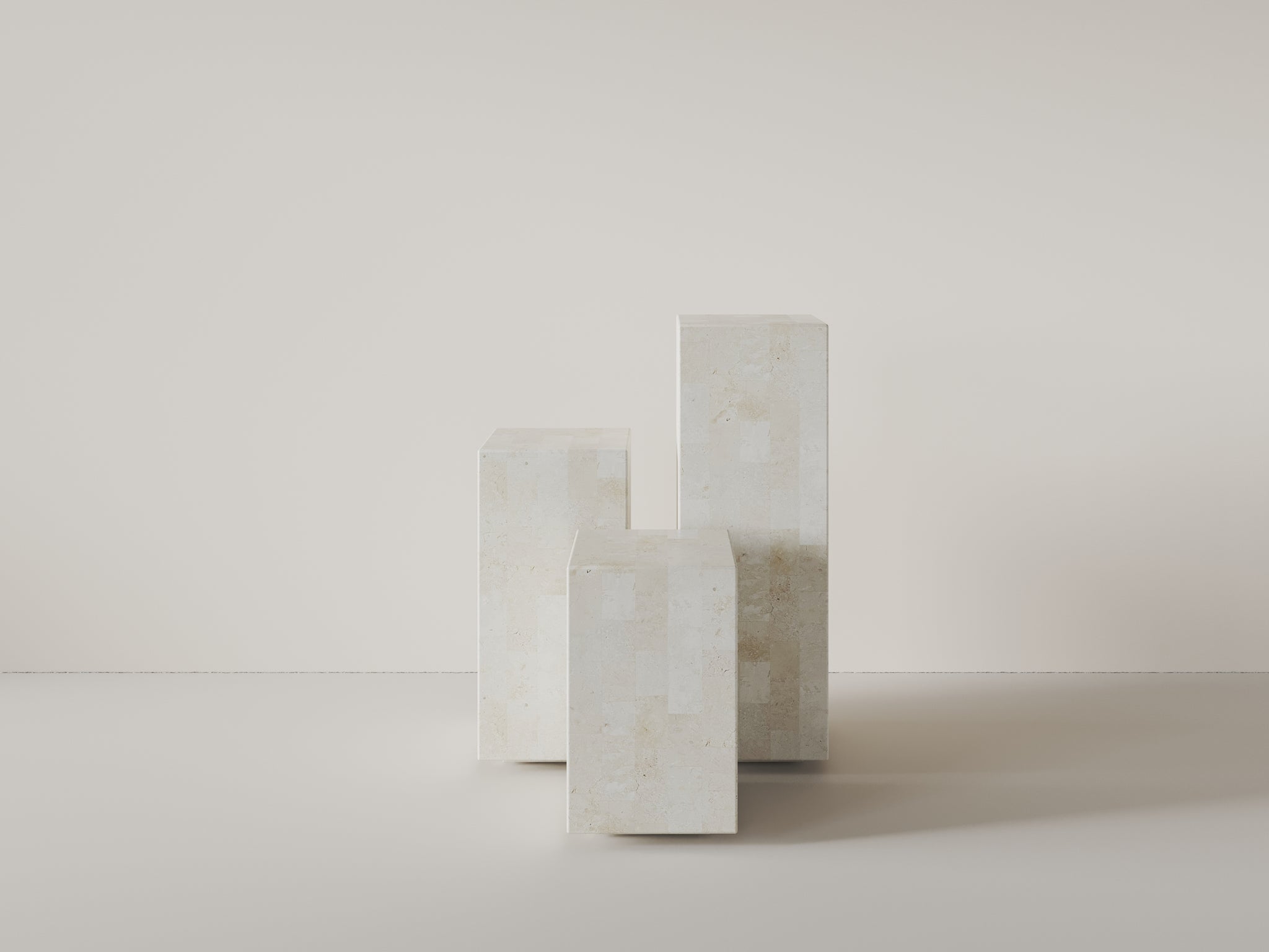 Fossil Stone Plinths